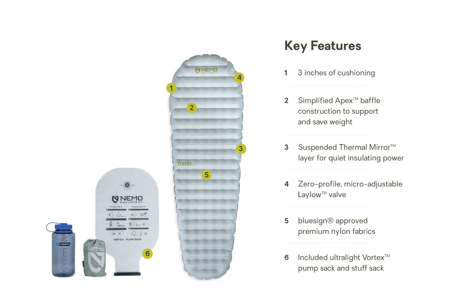 Tensor Elite Inflatable Sleeping Pad