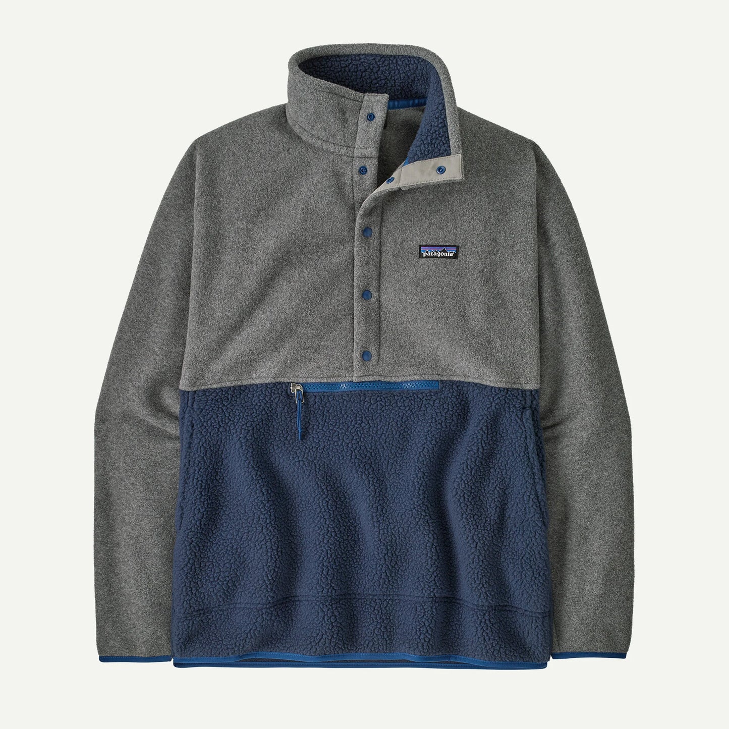 Retro Pile Half-Snap Fleece Pullover