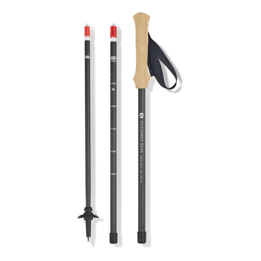 LT5 Three Piece Carbon Trekking Poles (pair) - Halcyon Outdoor
