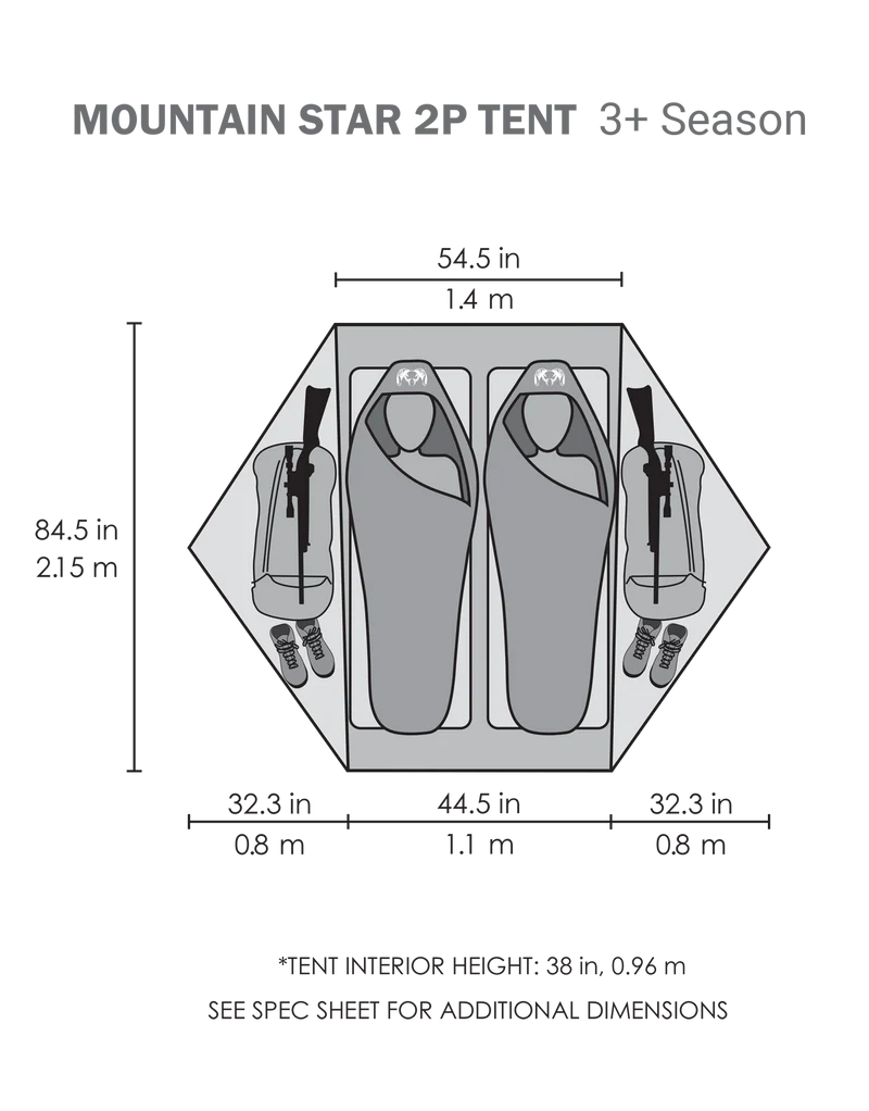 Mountain Star 2 Person Tent