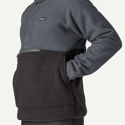 Retro Pile Half-Snap Fleece Pullover