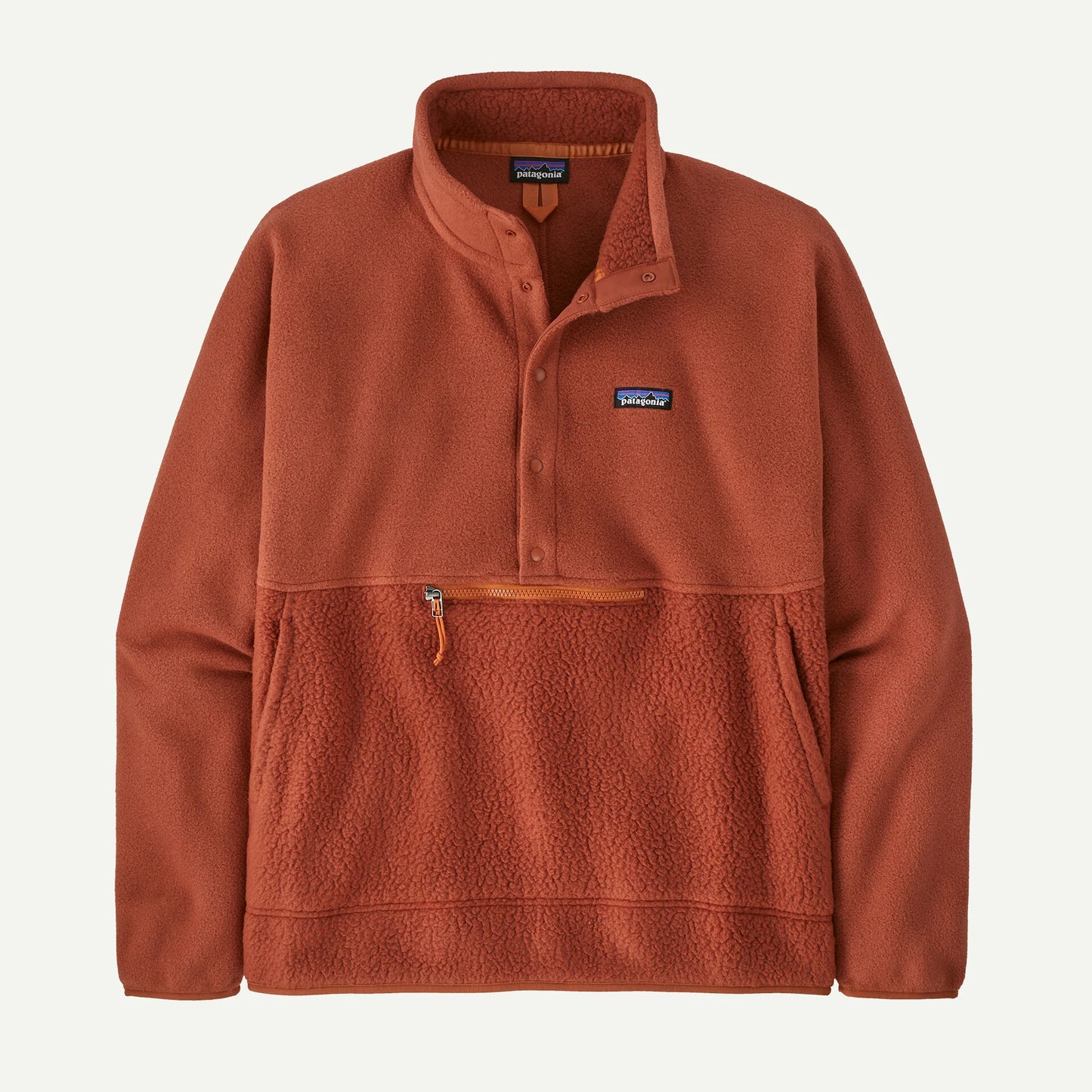 Retro Pile Half-Snap Fleece Pullover