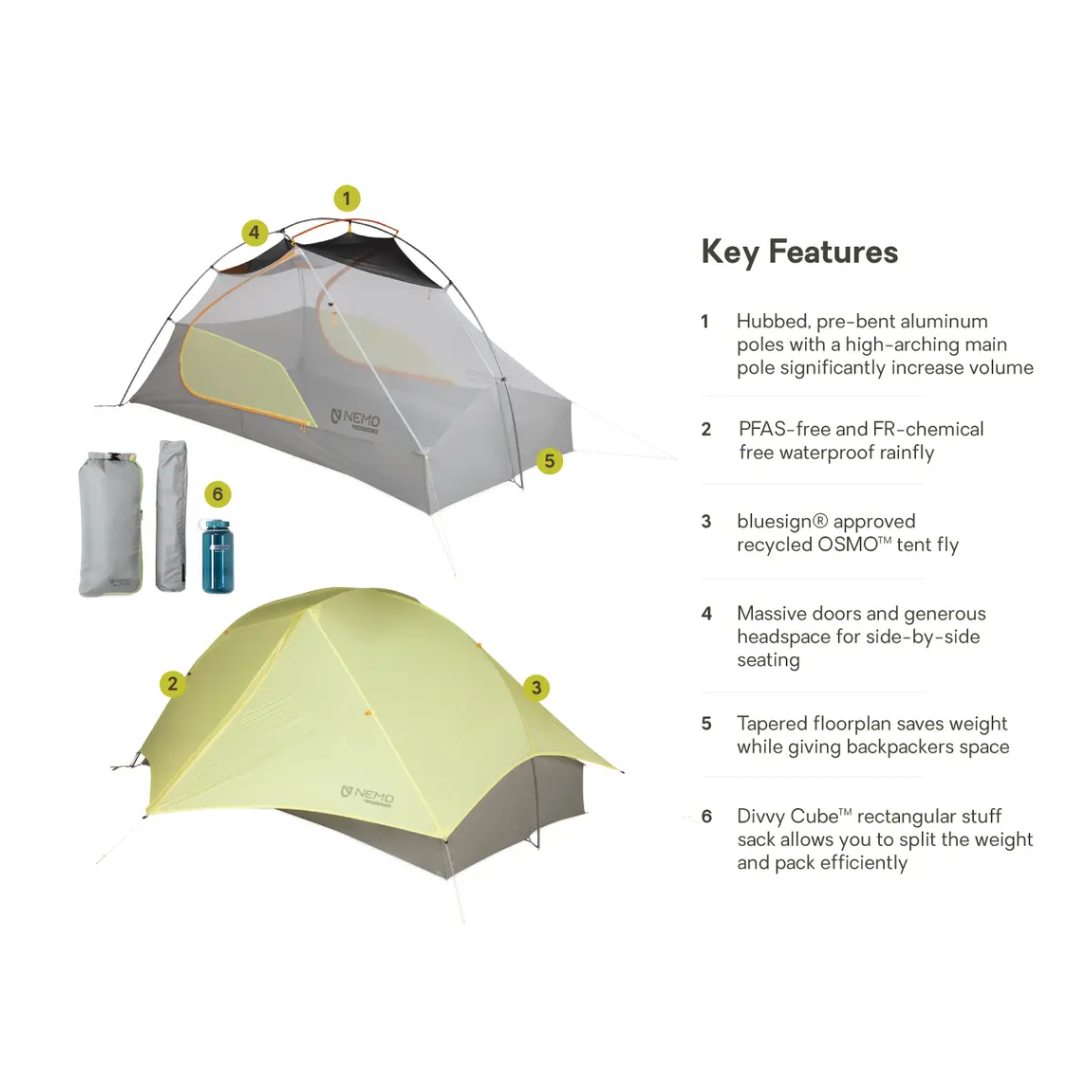 Mayfly OSMO™ Lightweight Backpacking Tent by Nemo Equipment