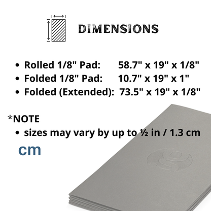 Thinlight Foam Pad - 1/8"