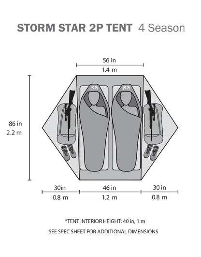 Storm Star 2 Person Tent