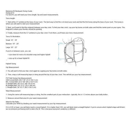 Mariposa 60 Backpack